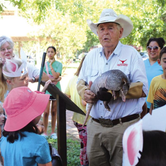 Local Kids Get a Look at the Farm Life as Reading Program Welcomes Armadillos, Donkeys and More