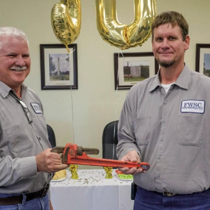 Passing of the Pipe Wrench of Fayette Water Supply Leadership