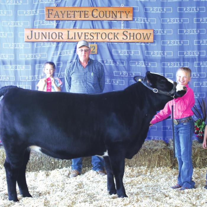 Fayette County Junior Livestock Heifer Show Champions