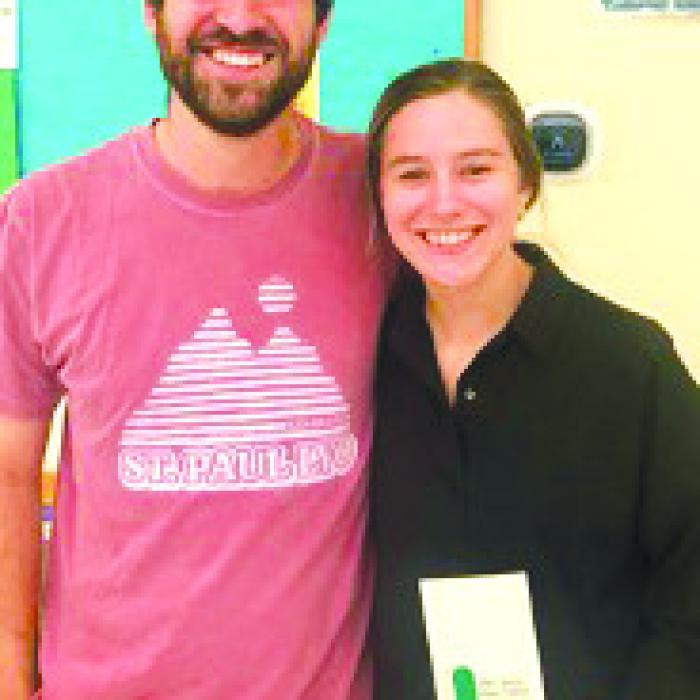 Caleb and Ashleigh Parks speak to FCTRTA members.
