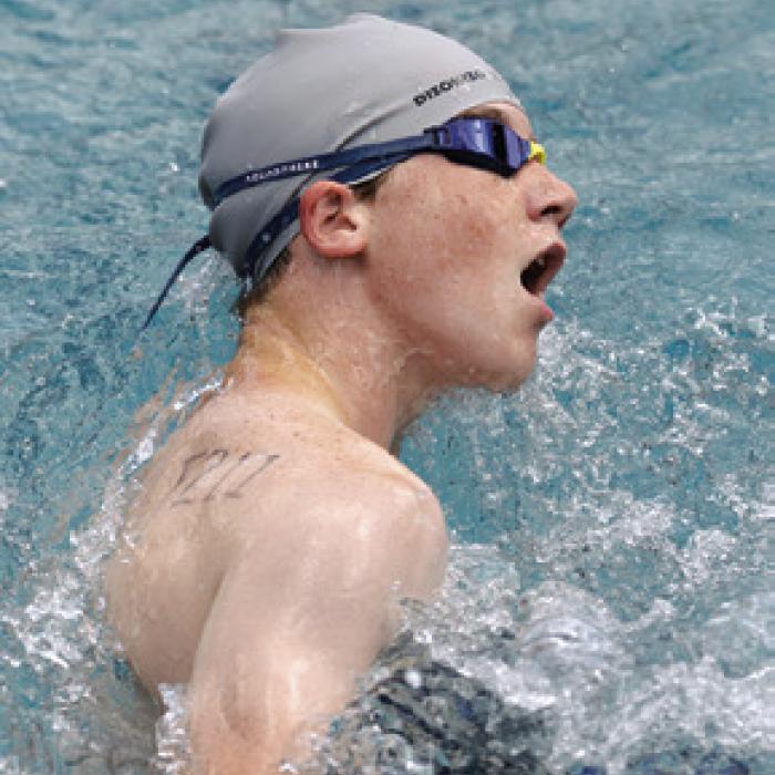 Andy Wyatt’s Individual Medley turn. Photo by Brittany Dawson