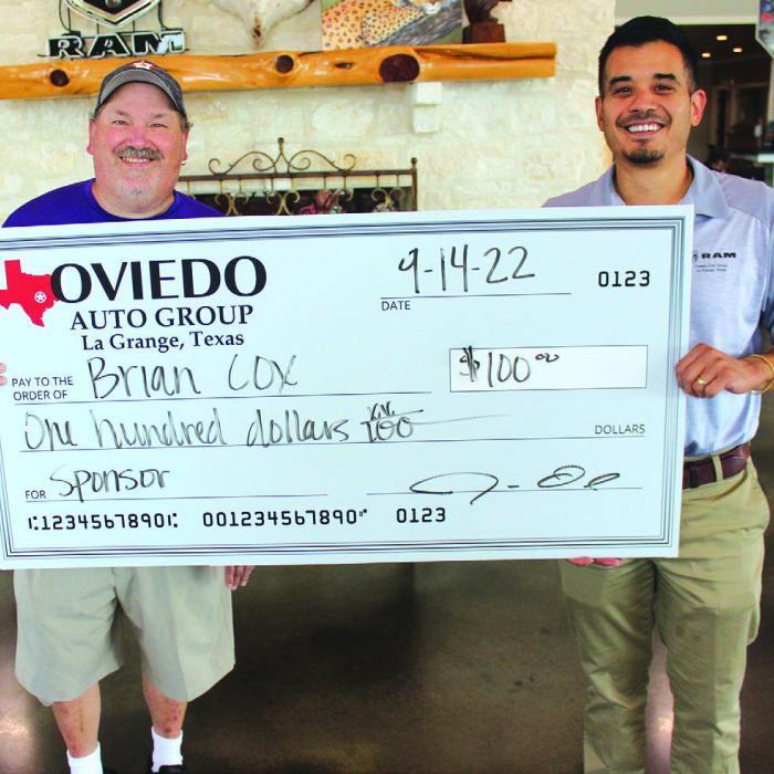 Cox Wins $100 Reader Football Prediction Jackpot