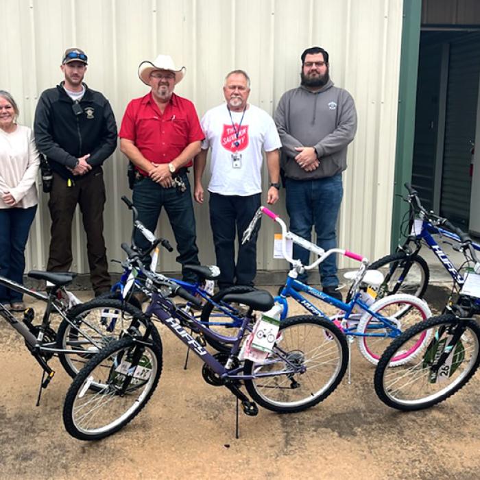 Salvation Army Donates Bikes to Deputy Santa Program