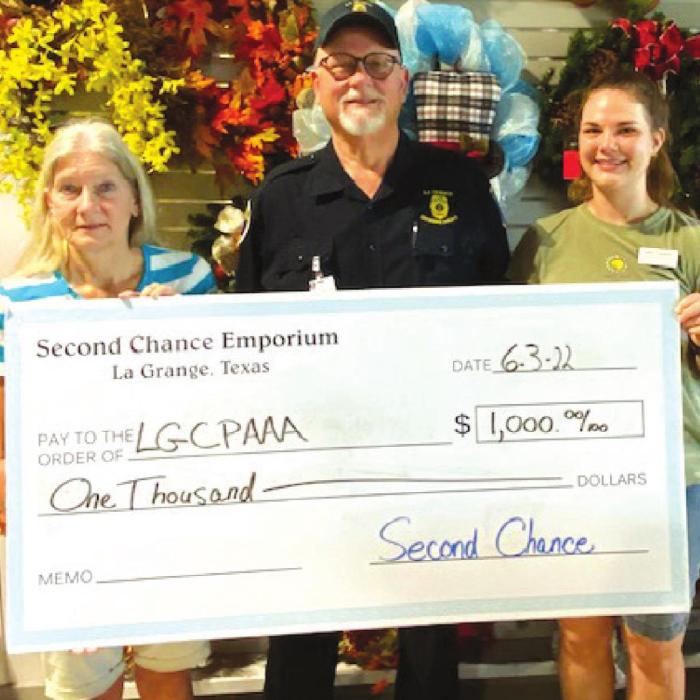 Second Chance Donates to Citizens on Patrol