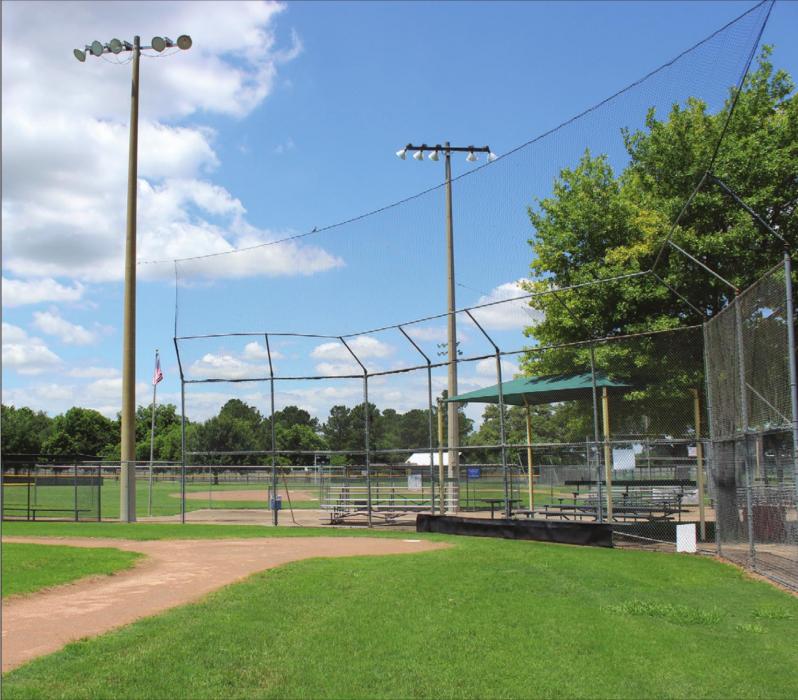Shown here are the baseball fields at White Rock Park in La Grange. The ballpark will get some significant improvements thanks to a grant from LCRA and the City of LG. Photo by Jeff Wick
