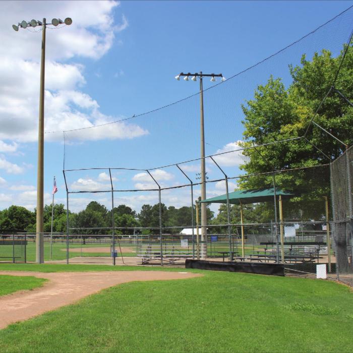 Shown here are the baseball fields at White Rock Park in La Grange. The ballpark will get some significant improvements thanks to a grant from LCRA and the City of LG. Photo by Jeff Wick