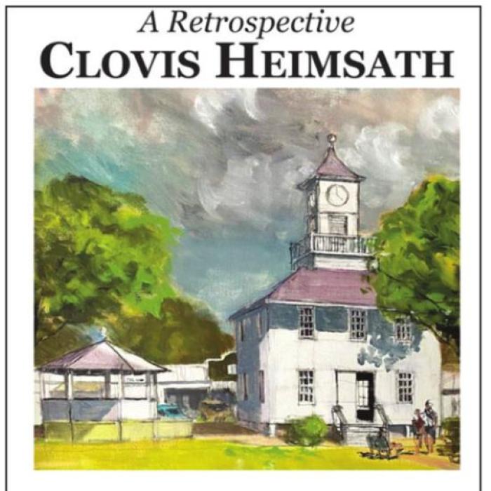 Clovis Heimsath’s painting of Fayetteville Courthouse