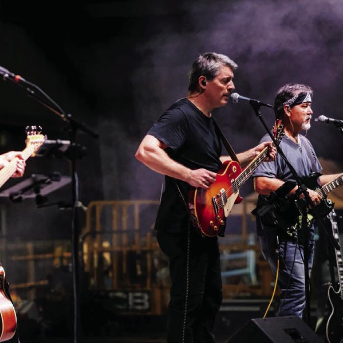 Desert Highway, an Eagles tribute band, performed Friday evening ahead of headliner Logan Ryan.