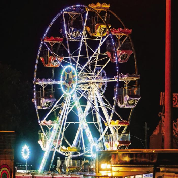 Texas Born Amusements provided the Carnival at the Schulenburg Festival this year.