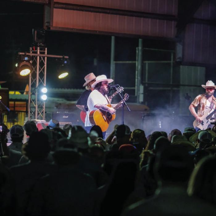 Tanner Usrey headlined the entertainment lineup Saturday night.