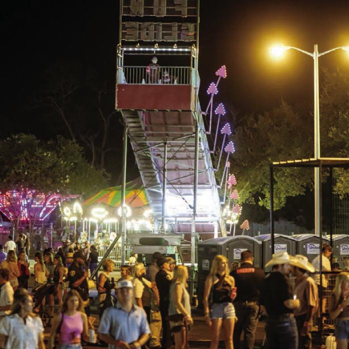 A carnival was back at the Festival for the first time in several years.