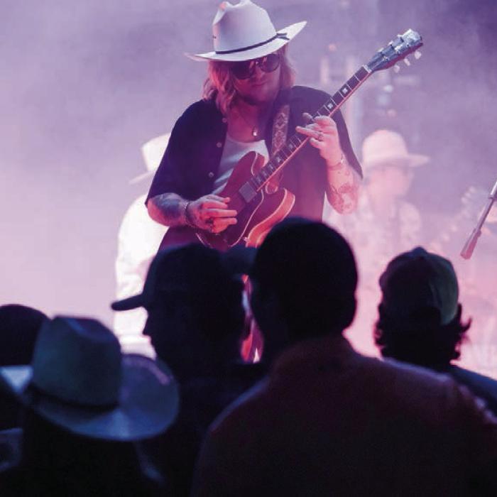 More scenes from the Tanner Usrey concert Saturday night.