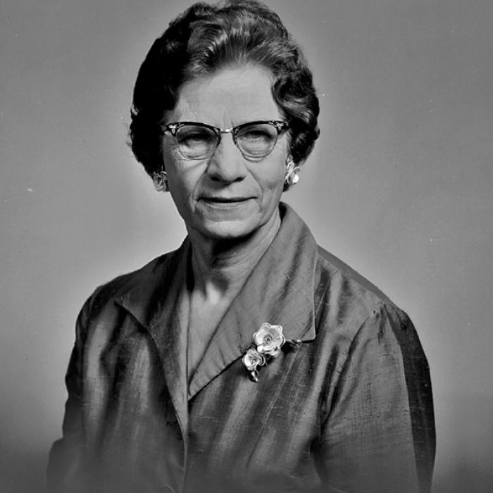Leola Tiedt as photographed at Crayton Studios in 1964; courtesy of the Fayette Heritage Museum and Archives