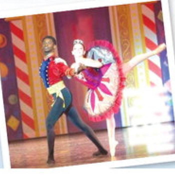 RisaRiojas asSugar PlumFairy andGavin Warfi eldas Nutcracker Prince