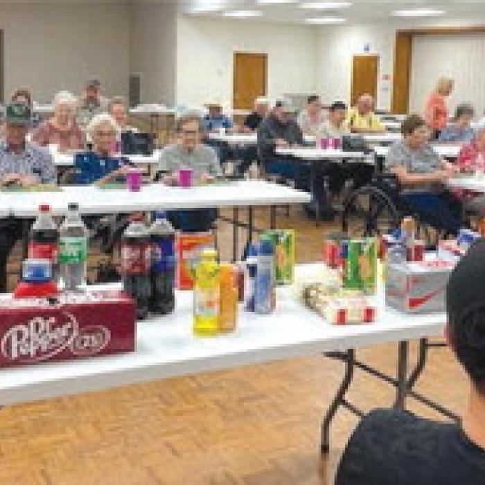The annual Senior Citizens Bingo at St John’s parish hall.