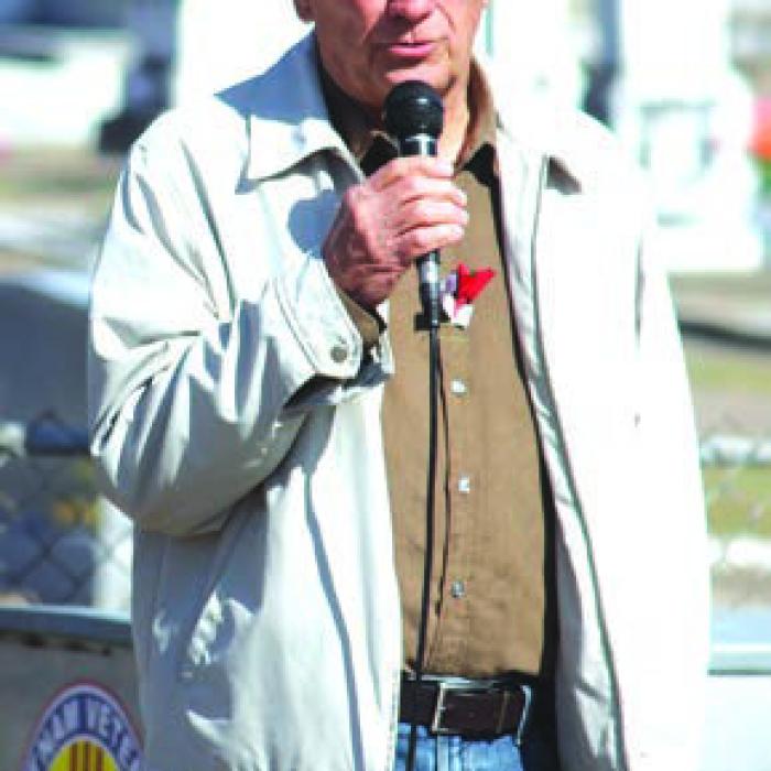 Dennis Stryk sang The National Anthem and “God Bless the USA.”