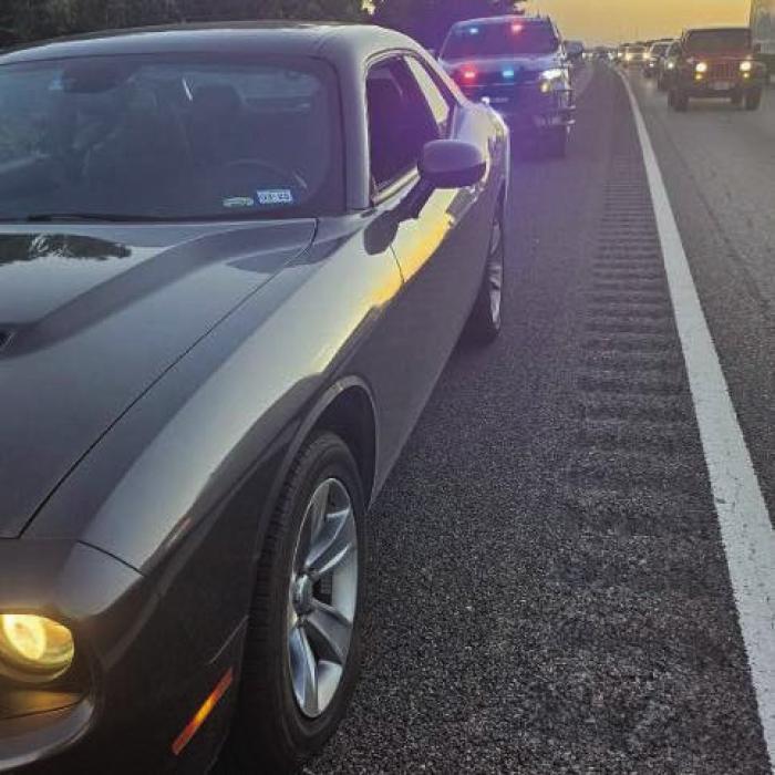 Spike Strips Halt Vehicle Pursuit Here