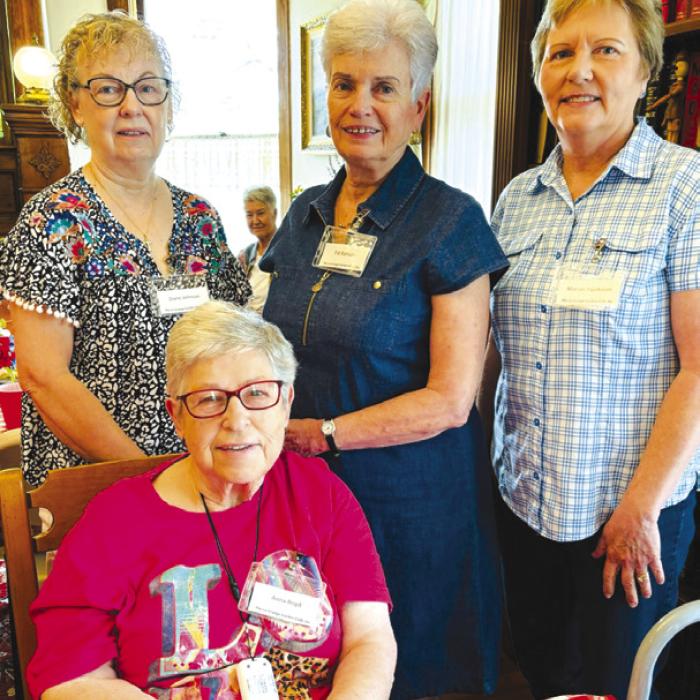 Pictured seated is Anna Boyd, Treasurer; back from left: Diane Johnson, Secretary, Pat Karisch, Vice President, Marian Tajchman, President.
