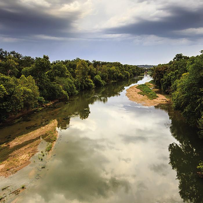 The Colorado River flows right through La Grange. City leaders think it could be a better ‘economic generator.” Record file photo by Russell Bennett