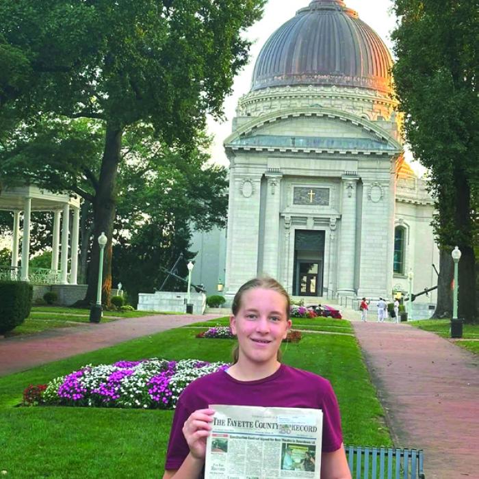 La Grange Junior Mylah Blaschke was 1 of about 200 students from across the nation invited to the United States Naval Academy in Annapolis this past weekend to tour the campus and attend a STEM program.