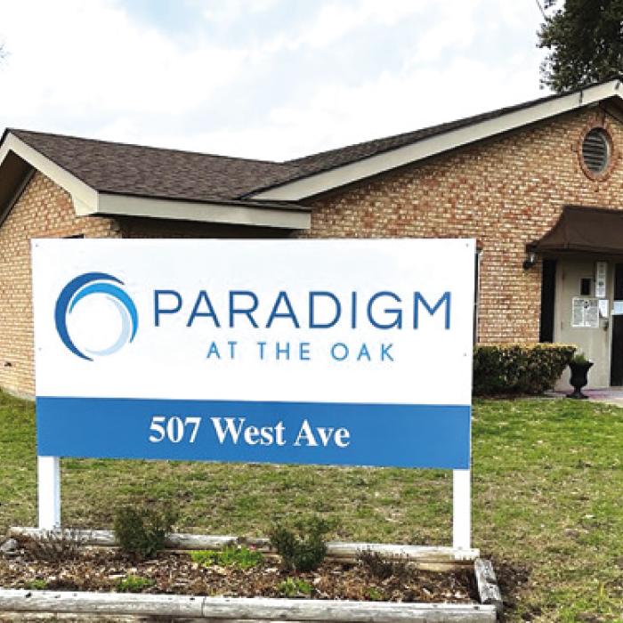 Paradigm at the Oak nursing home in Schulenburg.