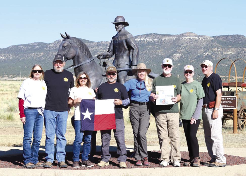 The Record visited the NRA Whittington Center in Raton, New Mexico, with members of the Fayette County Gun Club on Oct. 15-19. Pictured from left are Sharon and Randy Haechten, Sandra and David Mohr, Gay Herold, and Dan Keierleber, and Jackie and Steven Harker.