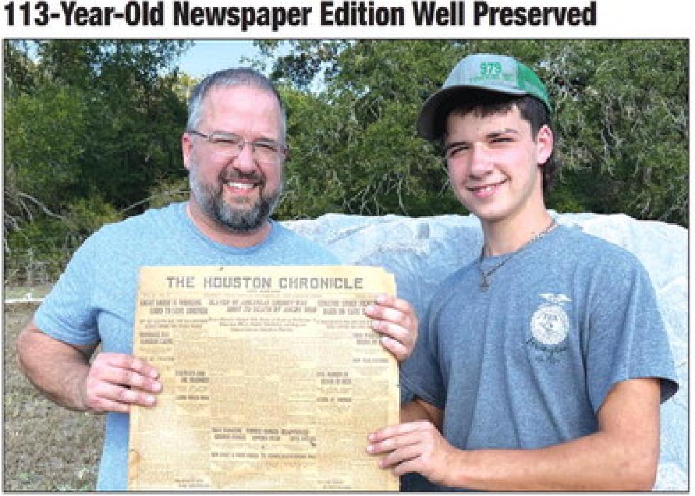 113-Year-Old Newspaper Edition Well Preserved