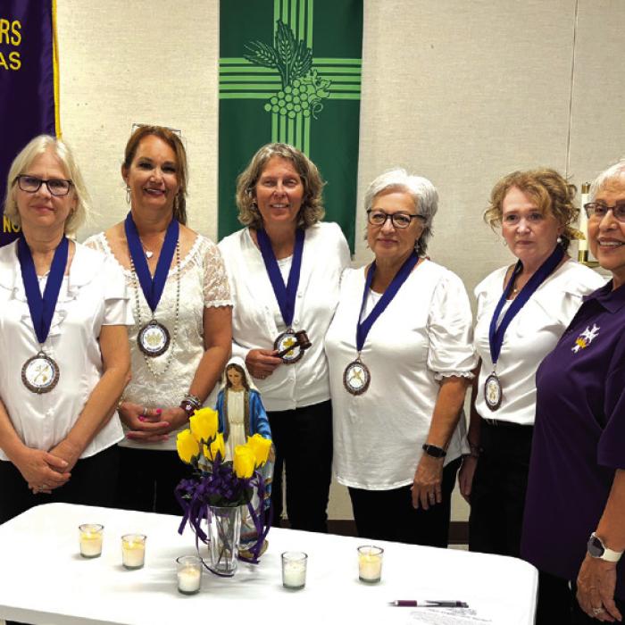 Catholic Daughters Install New Officers