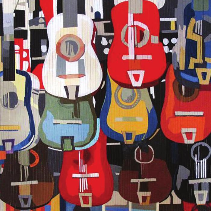“San Antonio On My Mind” a quilt by Carolyn I. Skei is part of the new exhibit “SAQA: Musica!” opening Jan. 6 at the Texas Quilt Musem in La Grange.