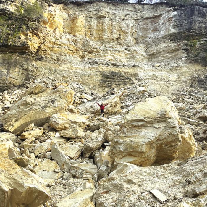 No Bluffing, Landslide Takes a Big Chunk out of La Grange’s Most Iconic Natural Feature