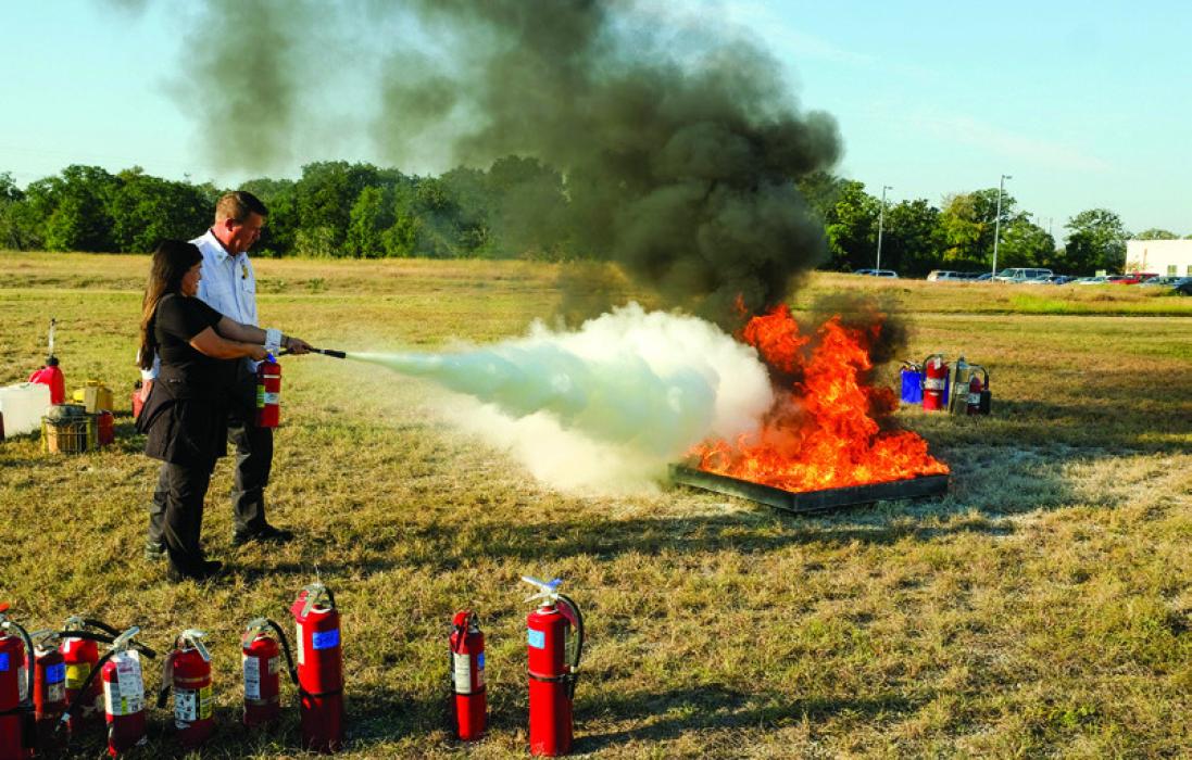 Fire Extinguisher Training Held