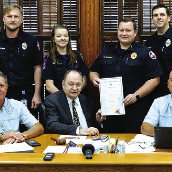 EMS Week Proclaimed in Fayette