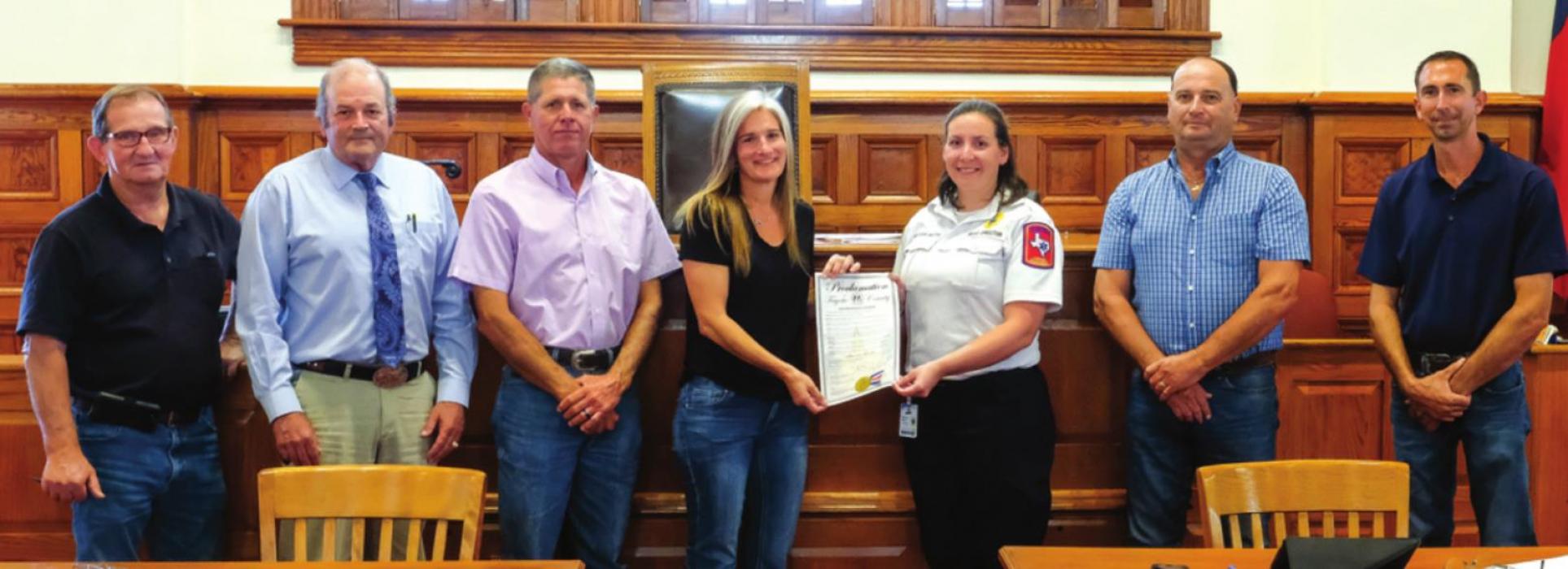 County Signs Proclamation for EMS Week