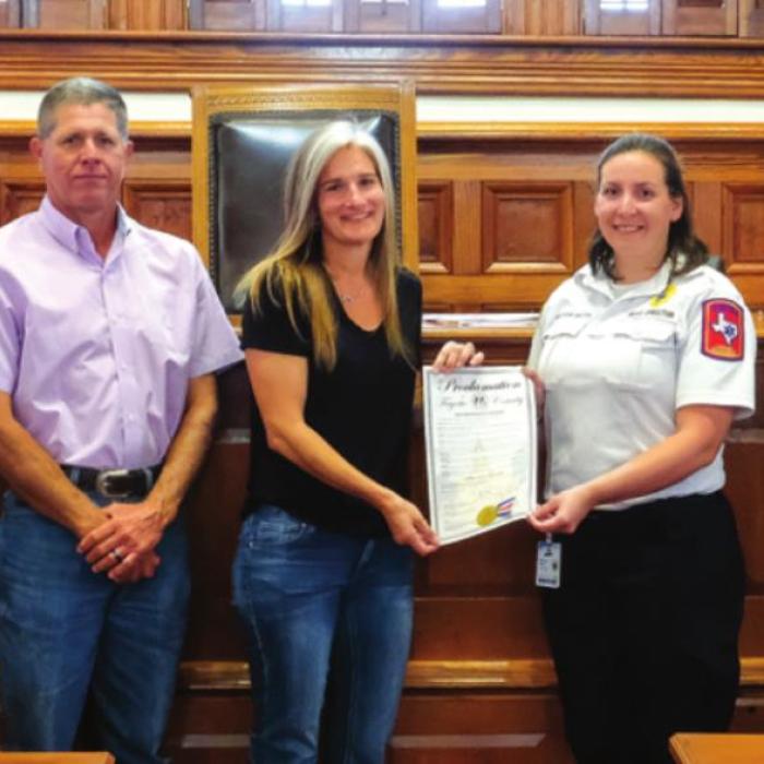 County Signs Proclamation for EMS Week
