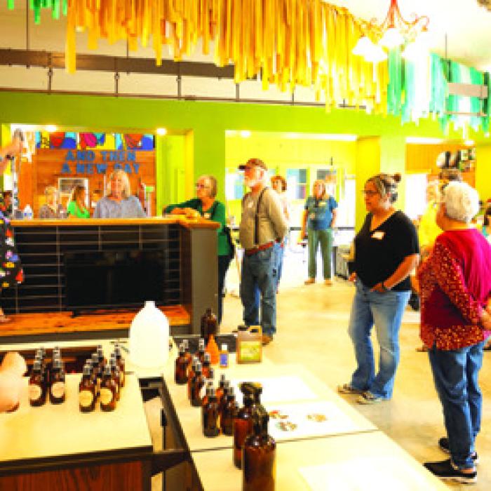 Images from And Then’s grand opening and open house March 23 in Schulenburg.