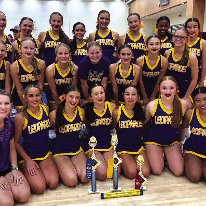 The La Grange High School Cheerleading team at UCA Cheer Camp at UT.