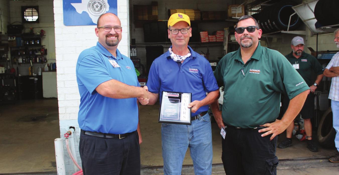 Calvin Mersiovsky Honored for 40 Years of Service to U-Haul