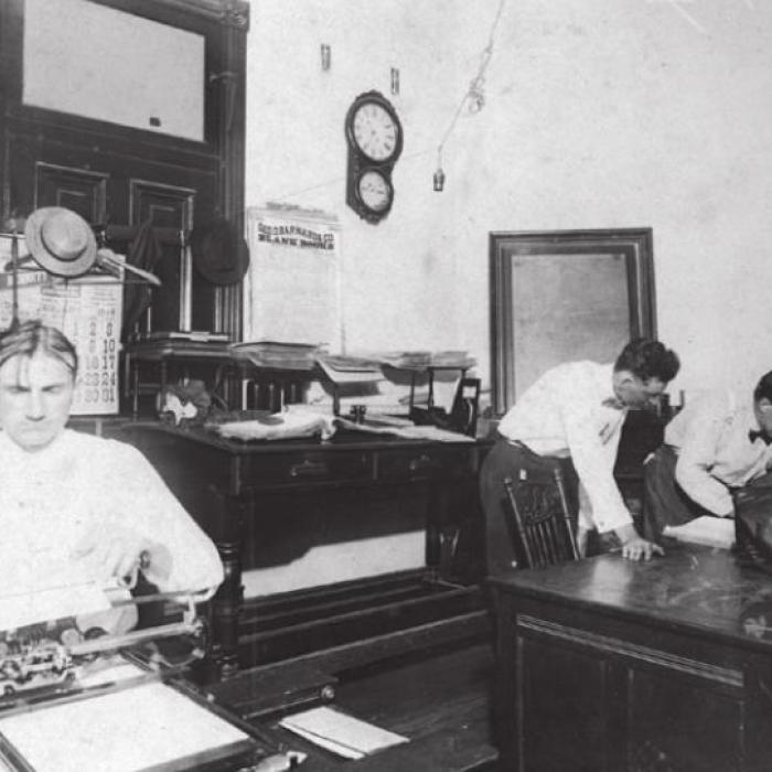 Fayette County Courthouse interior.