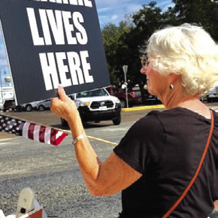 LG Courthouse Square Remains a Popular Place for Protests