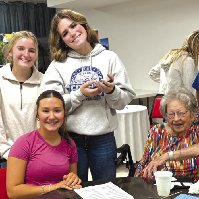A group of high school seniors provided assistance for our seniors with smartphone technology. What a wonderful partnership.