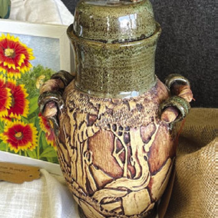 Bristle Cone Pine Jar by Christy Crew Dunn.