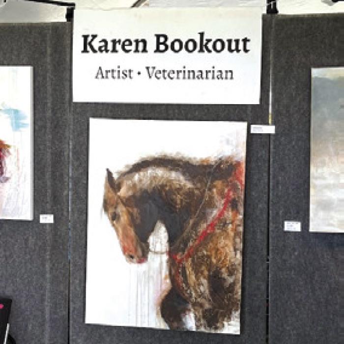 Artist and Fayetteville resident Karen Bookout.