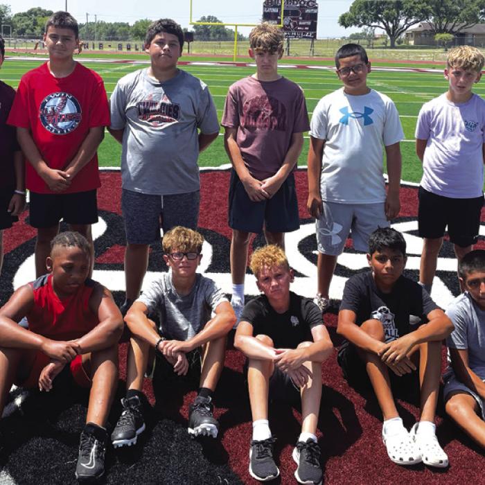 Flatonia Holds Youth Football Camp