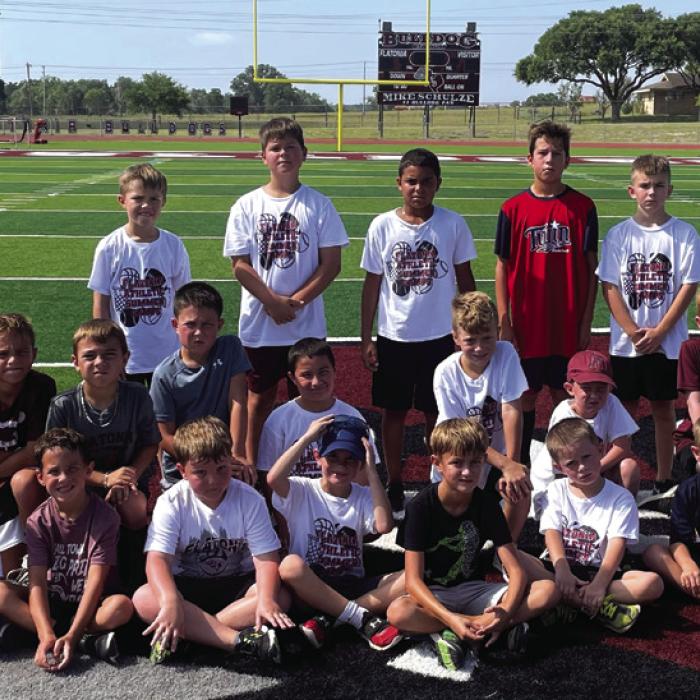 Flatonia Holds Youth Football Camp