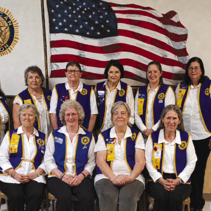 American Legion Post 143, Auxiliary Name New Officers