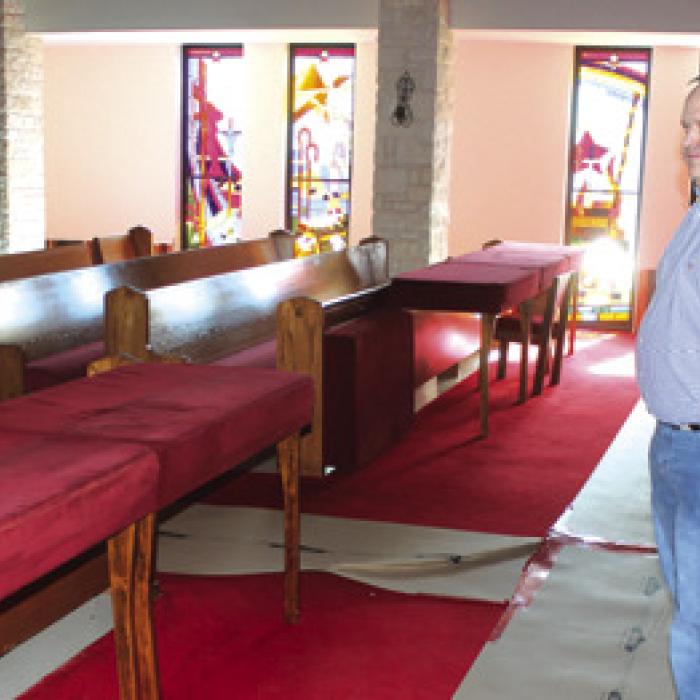 About 90,000 Gallons  Of Water Flood Church
