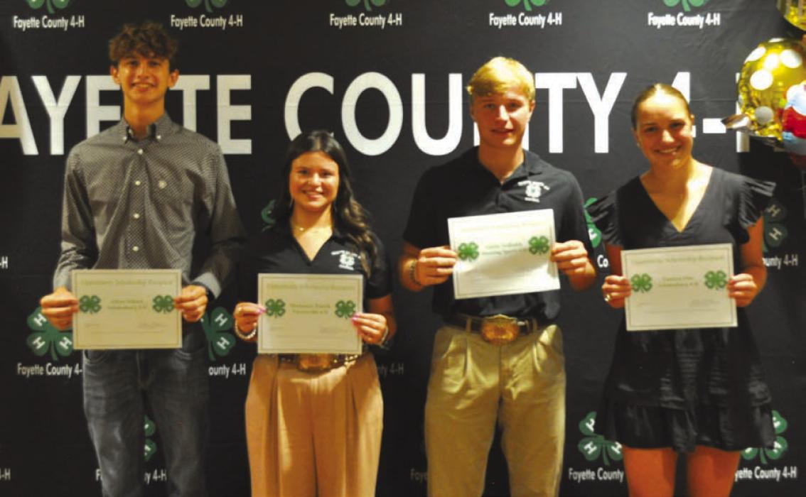 Fayette County 4-H Annual Awards Banquet Held Aug. 6