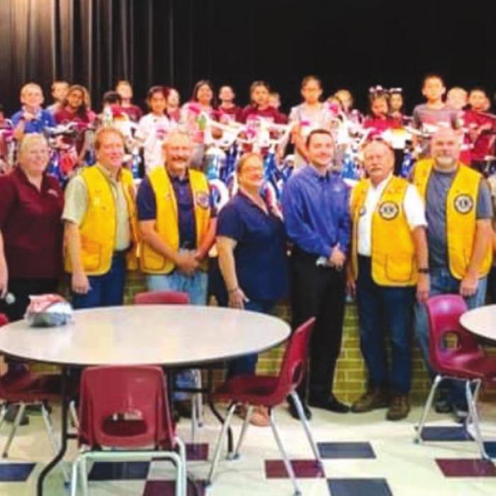 Flatonia Elementary Has Bicycle Helmet Event