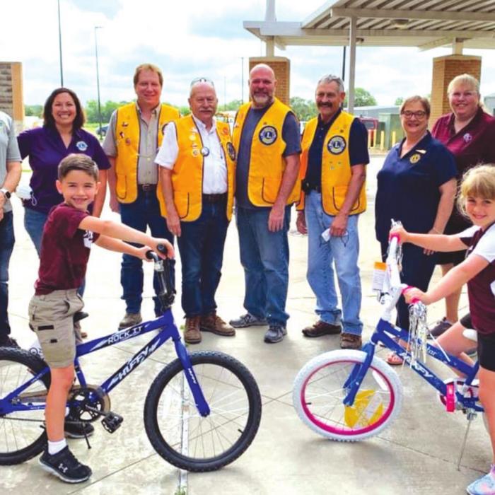 Flatonia Elementary Has Bicycle Helmet Event