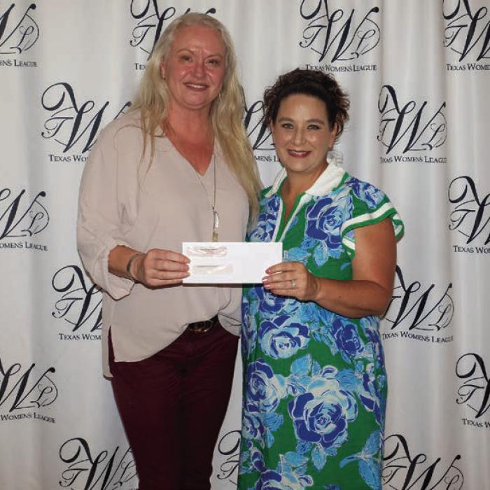 Combined Community Action received a $3,700 grant. Accepting the award was Karen Walpole (left). Presenter was Tiffany Reid (right).